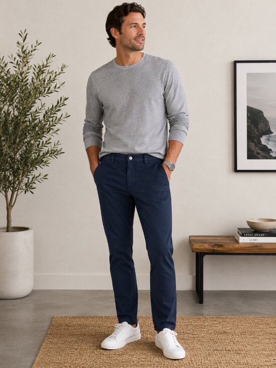lululemon athletica Other - Lululemon ABC Pant Warpstreme 31 Navy 5 Pocket Stretch Men's Navy 1260